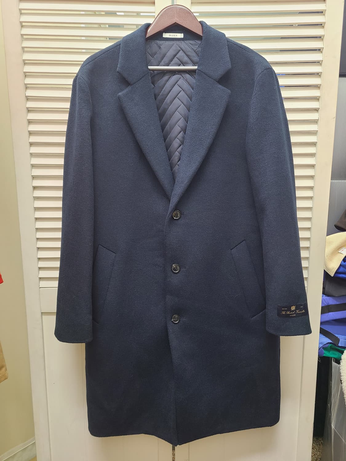 올젠 세미오버핏 울 코트 상품이미지1