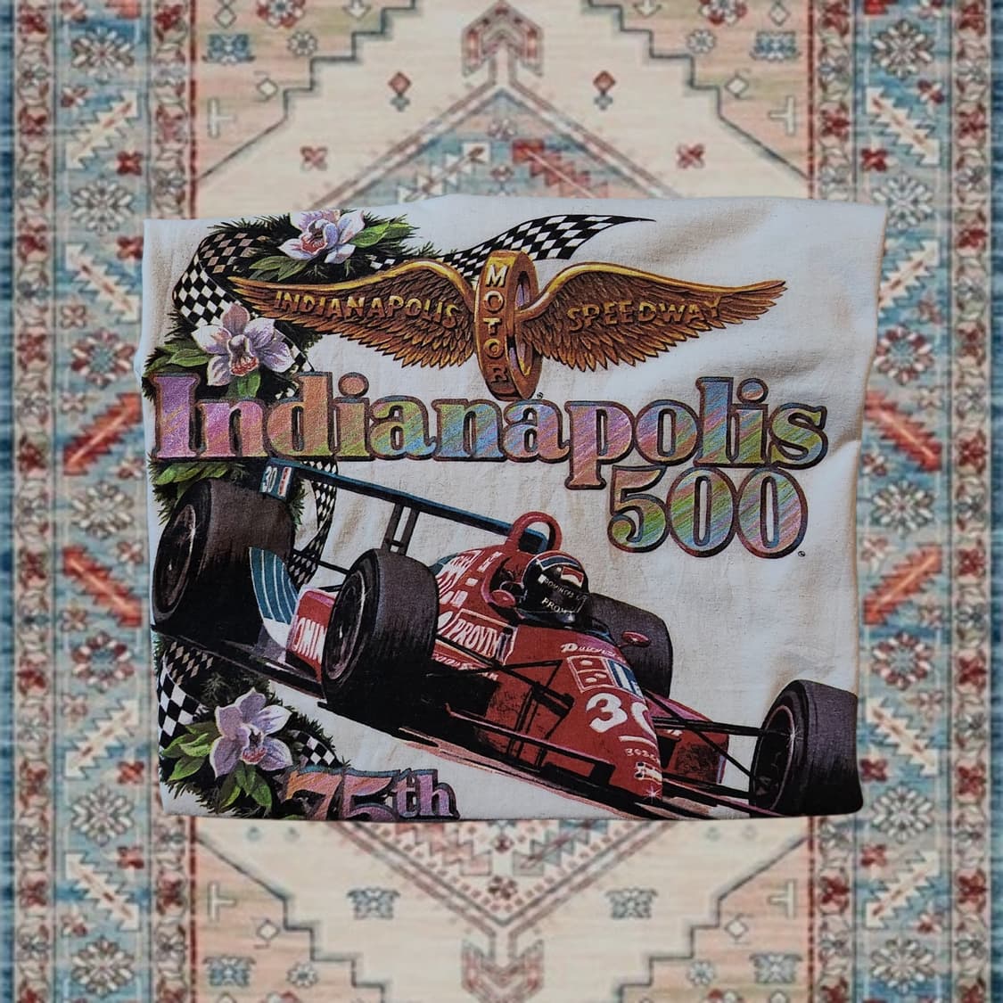 90s 오리지널 인디카 Indy 500 싱글스티치 티셔츠 상품이미지3