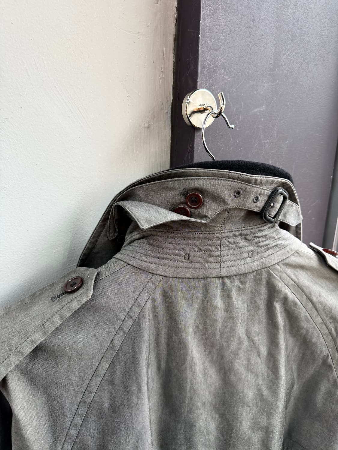 100~105/ 버버리 1990s 3way 벨티드 트렌치코트 상품이미지10