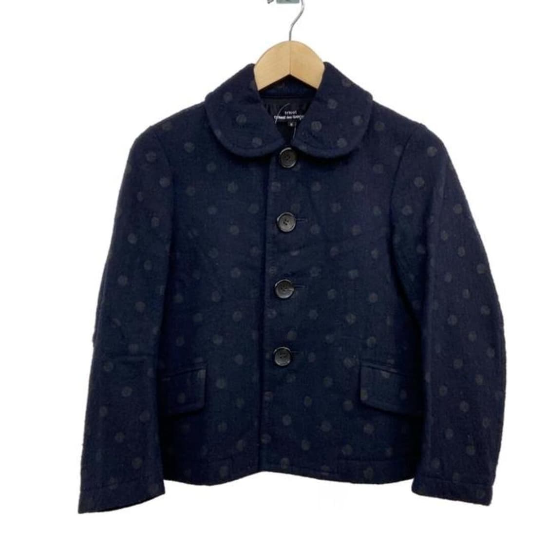 comme des garcons tricot 도트 자켓 (navy) 상품이미지1
