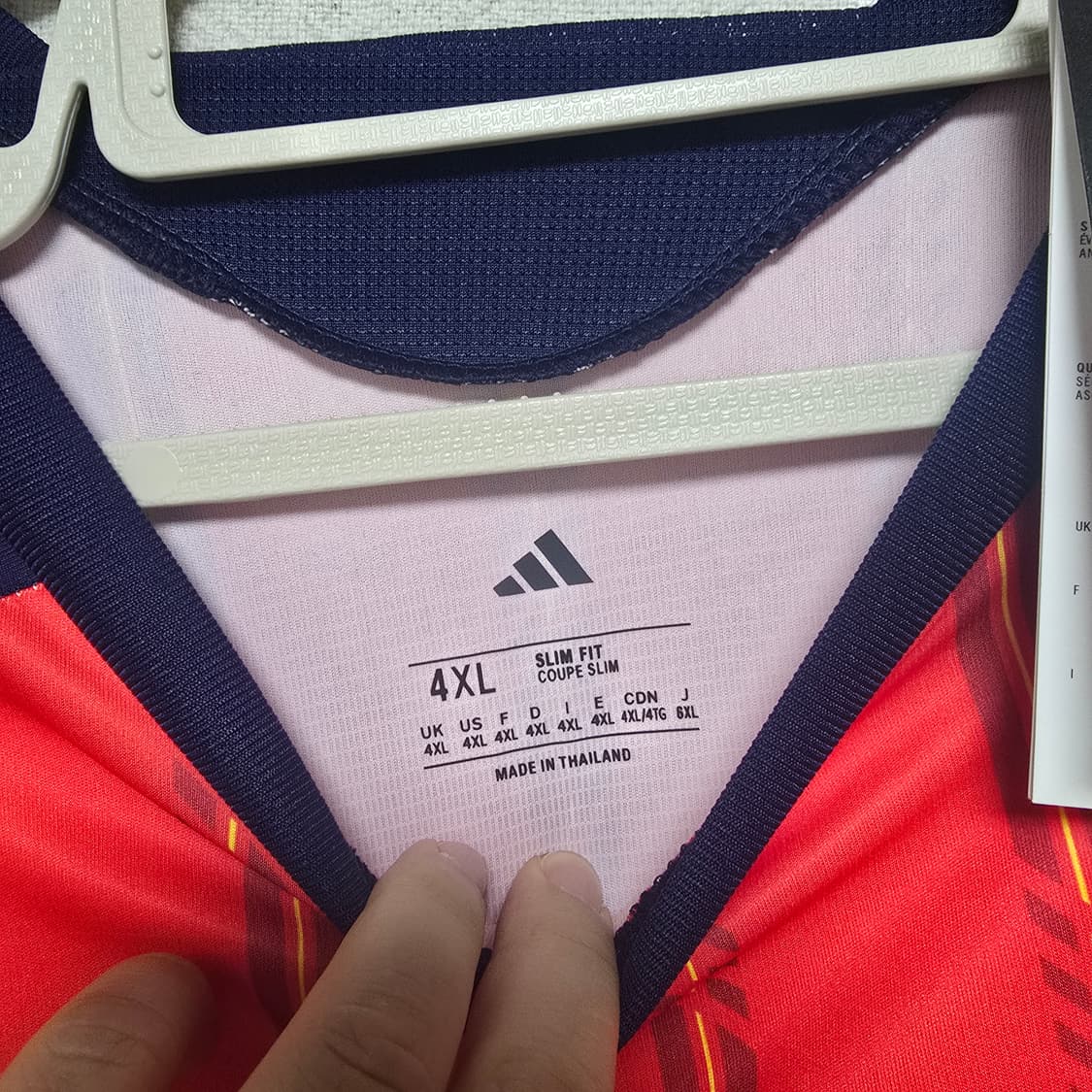 스페인 국대 유니폼 4xl 새제품 상품이미지3