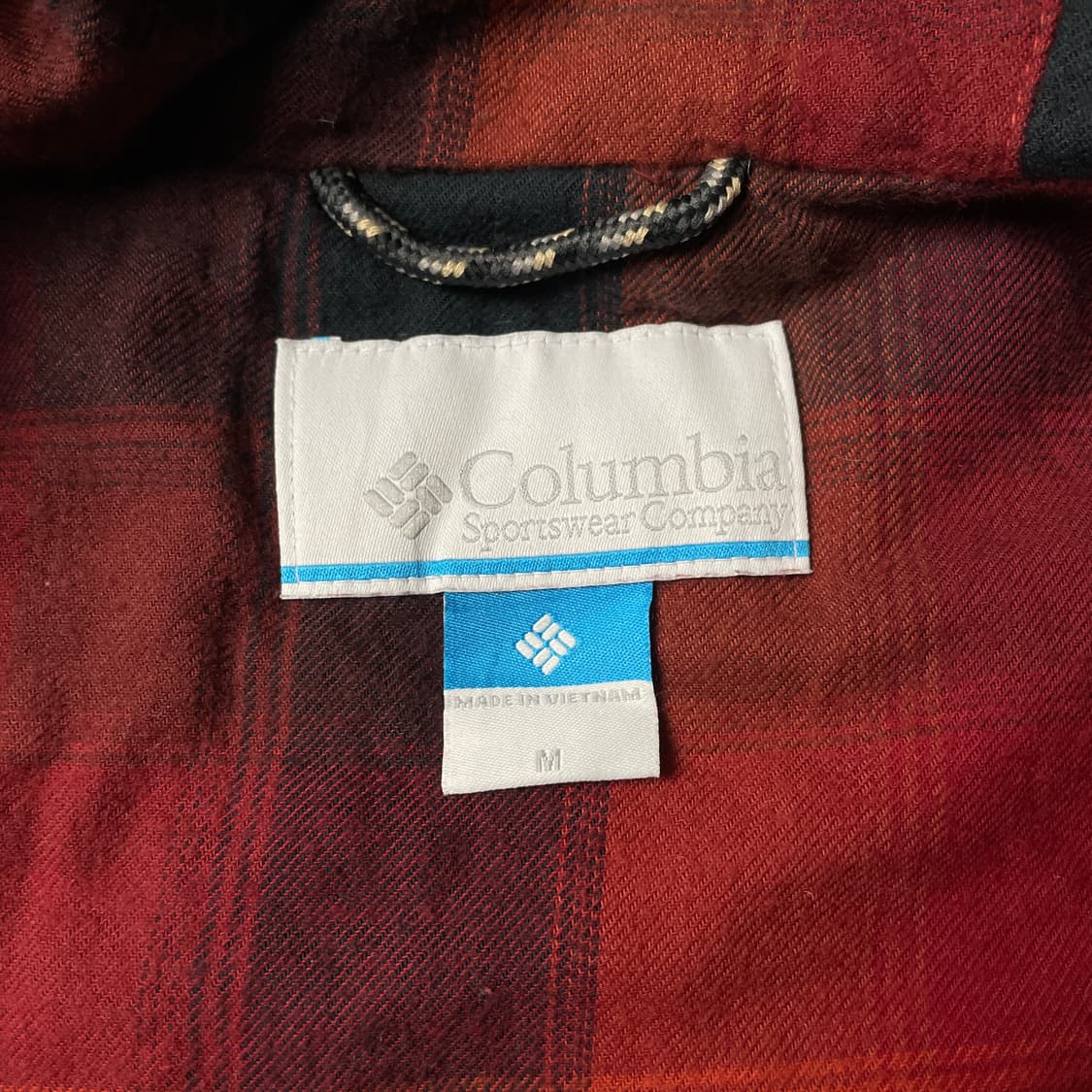 COLUMBIA 컬럼비아 빈티지 블랙 플란넬 후드패딩 A00465 상품이미지9