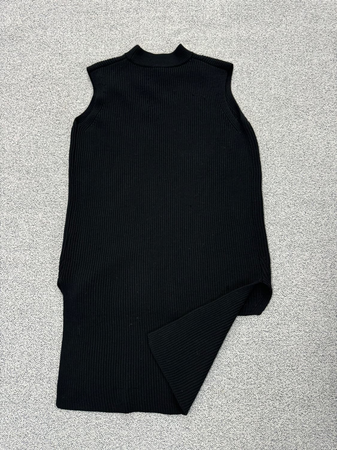 코스 니트 조끼 베스트 앞,뒤 언발란스 55 상품이미지4