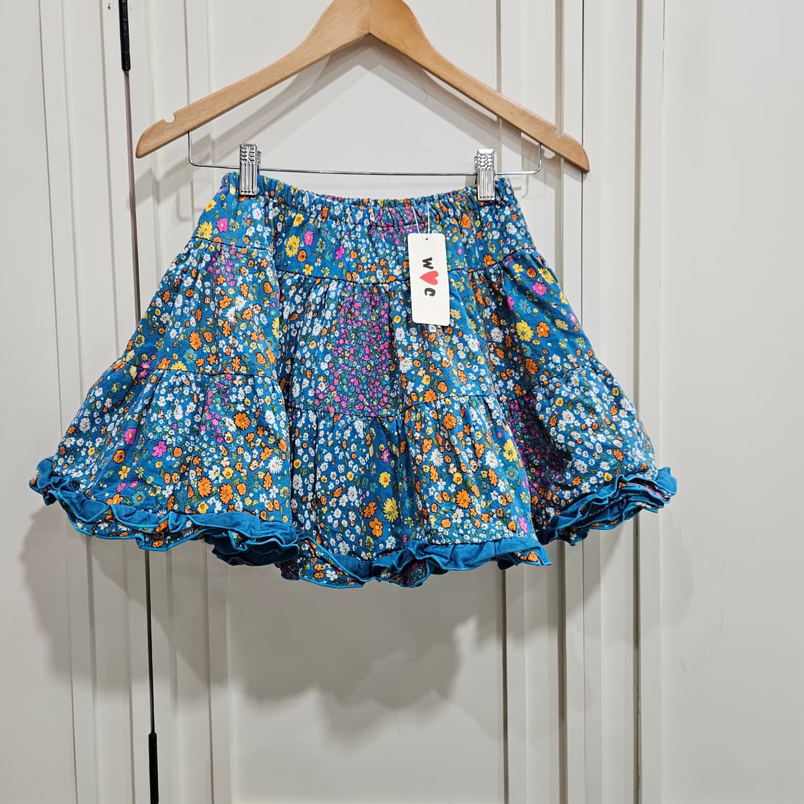 꽃무늬 프릴 미니 스커트 상품이미지6