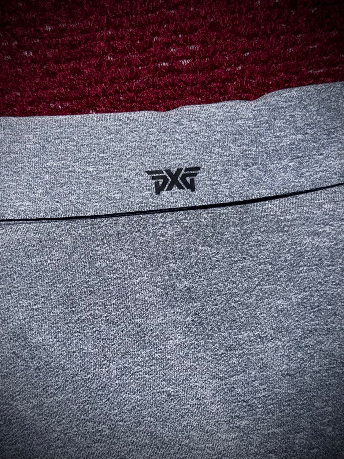 PXG 빅로고 골프 반팔 카라티 그레이 2XL 상품이미지7
