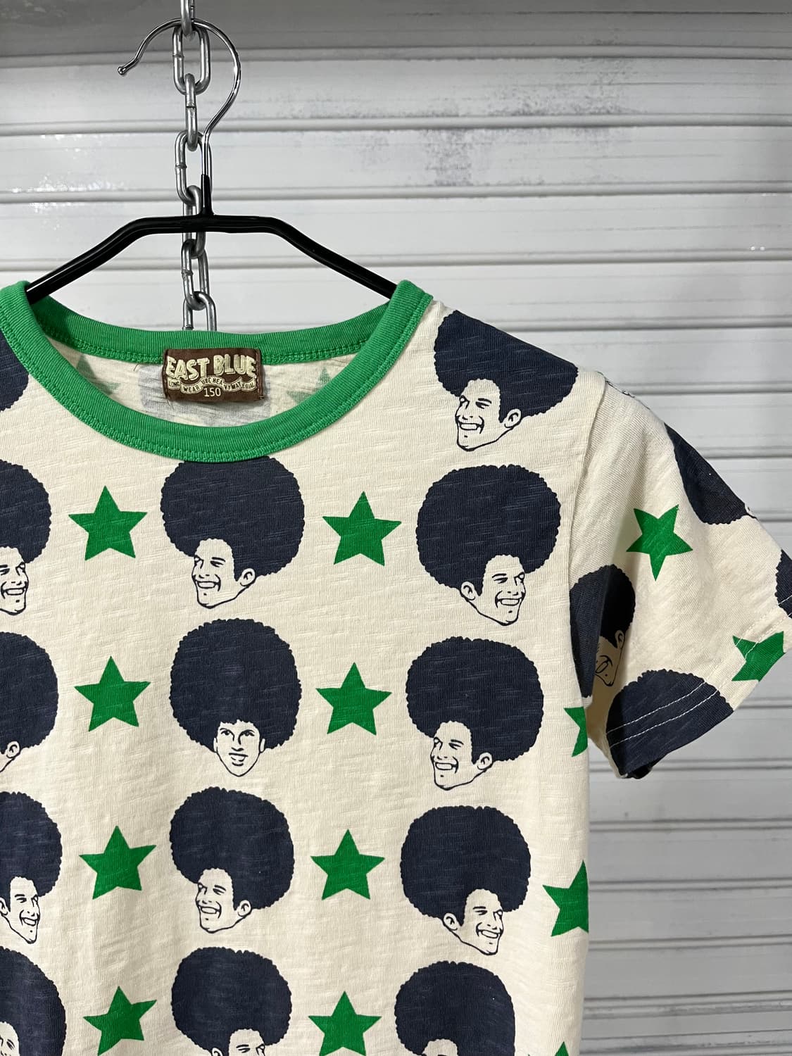 East Blue afro boy star ⭐️ tee 상품이미지3