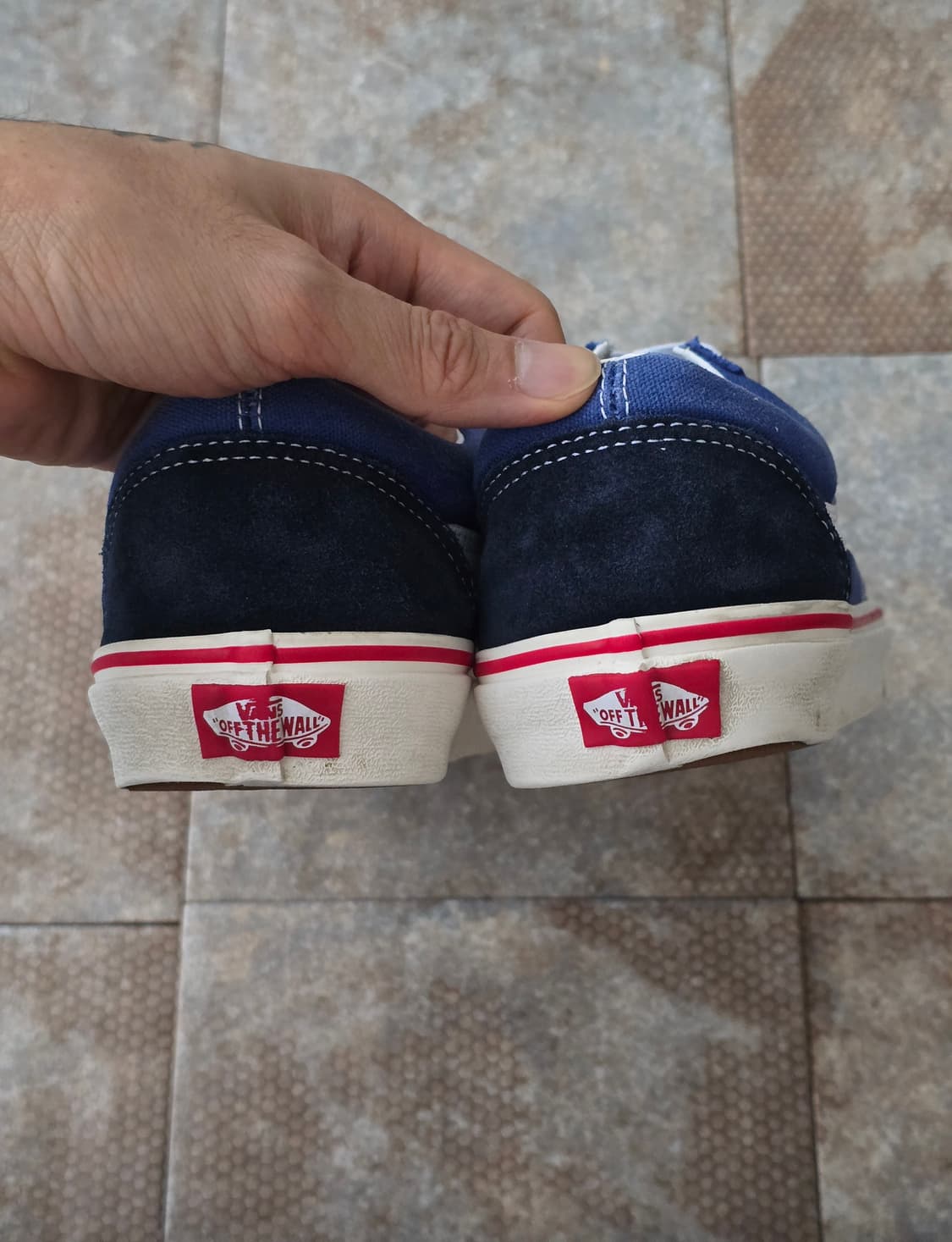(260)반스 스타일 36 블루 화이트 상품이미지9