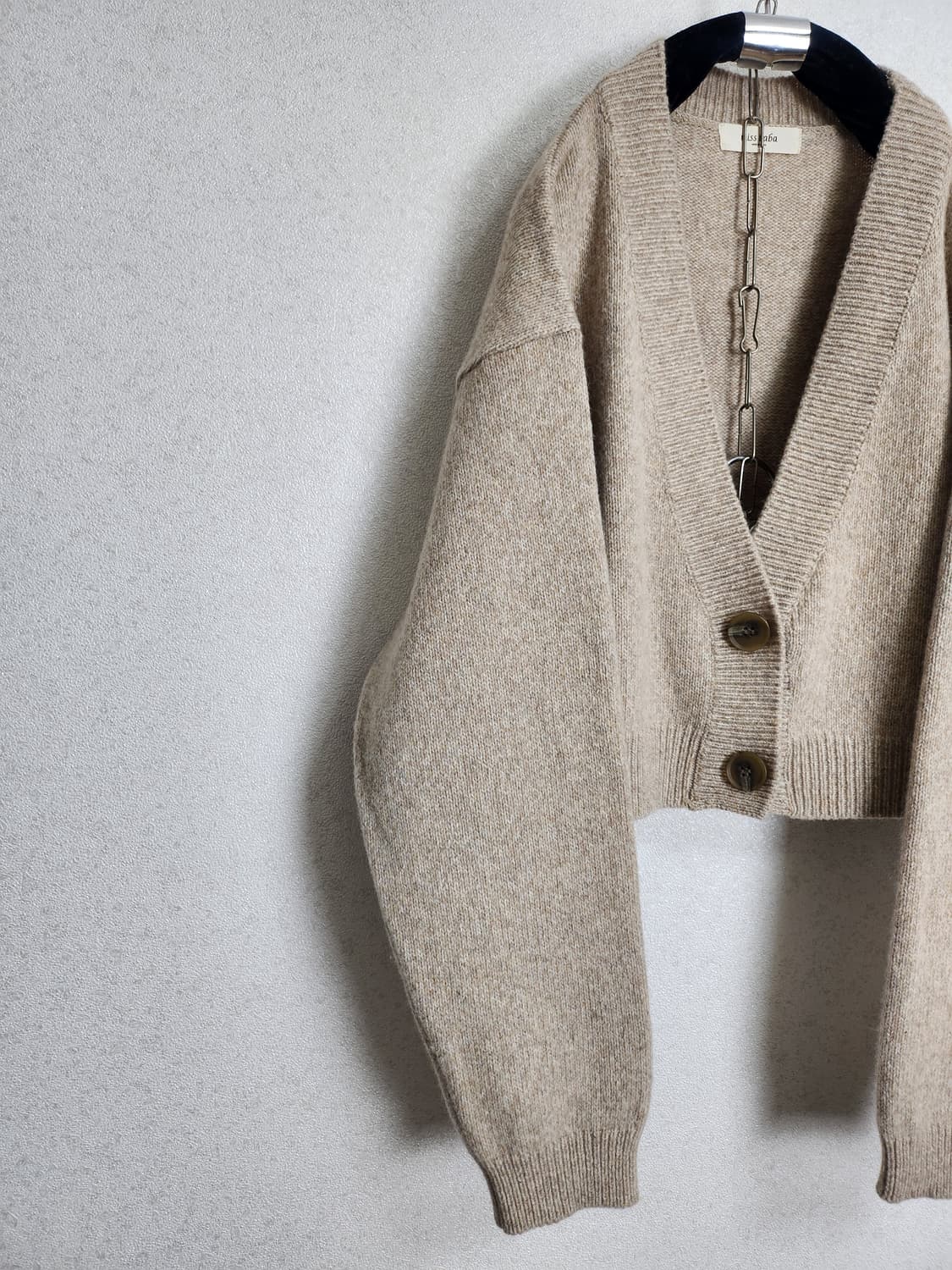 미스바바 크롭 울가디건55 66  상품이미지3