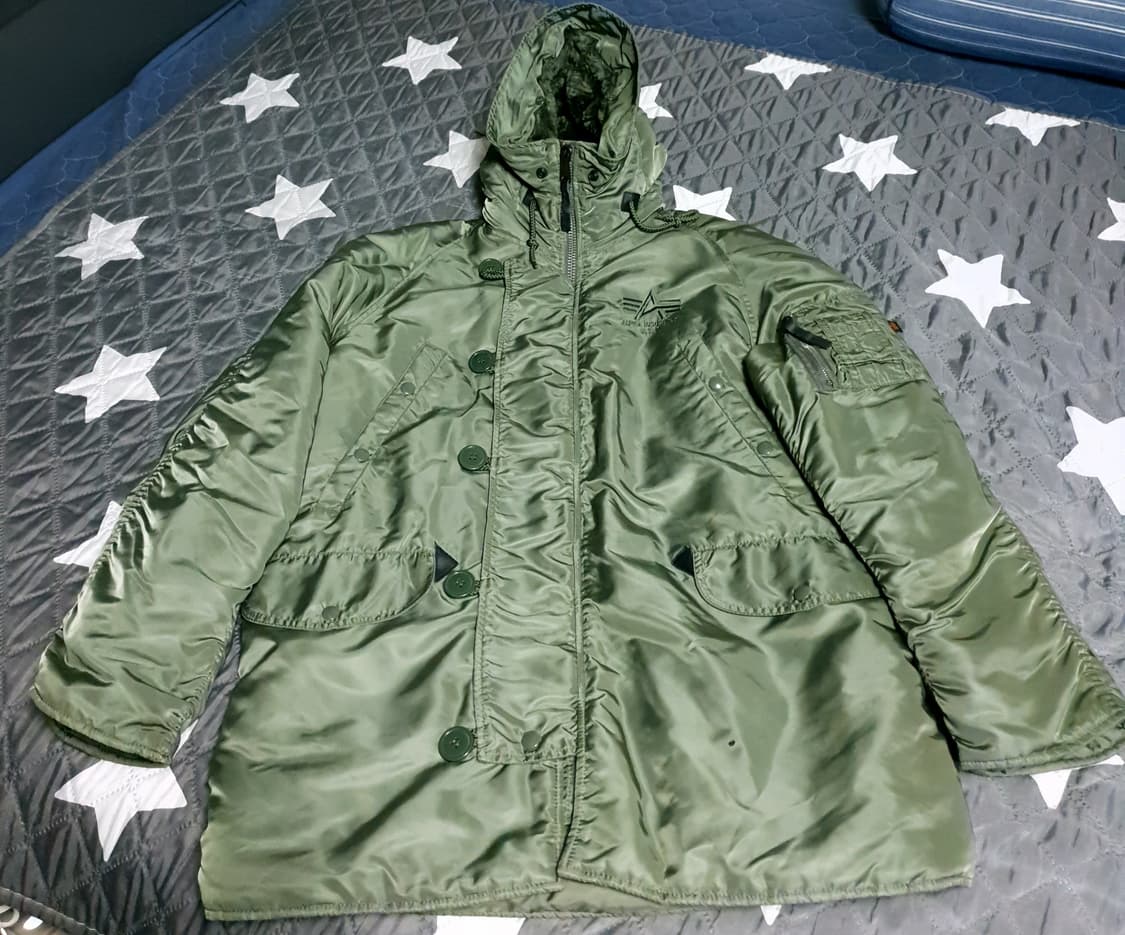 알파인더스트리 made in U.S.A  N3D 파카 세이지그린 (M) 상품이미지1
