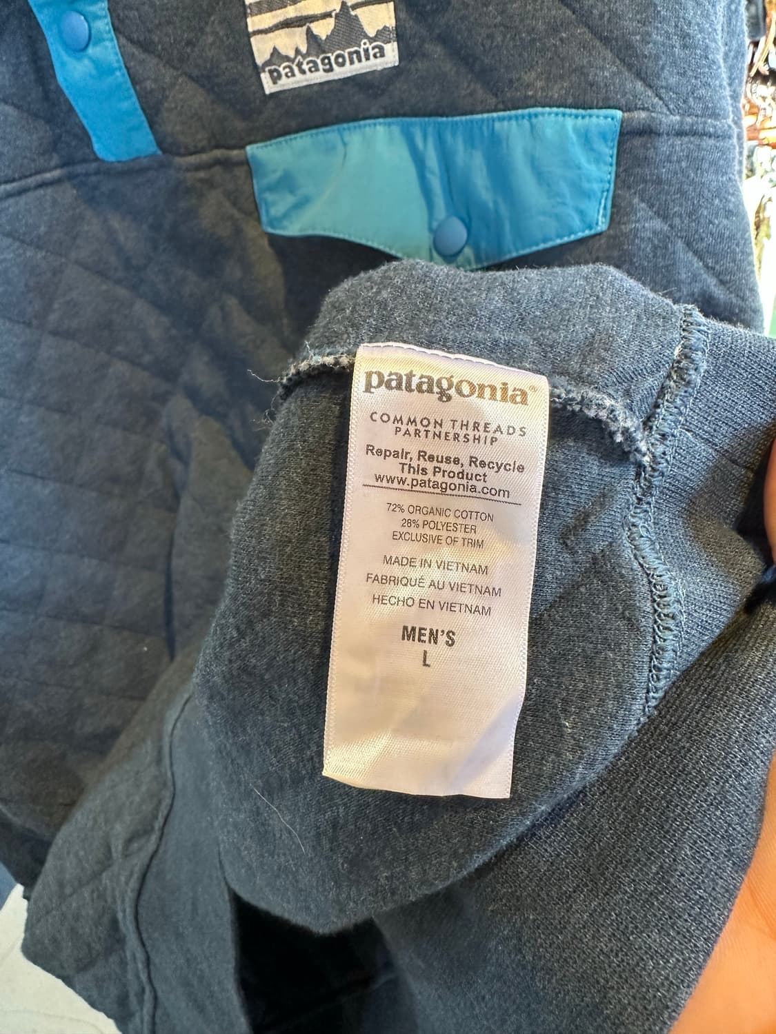 파타고니아 오가닉코튼 풀오버 스낵티 상품이미지8