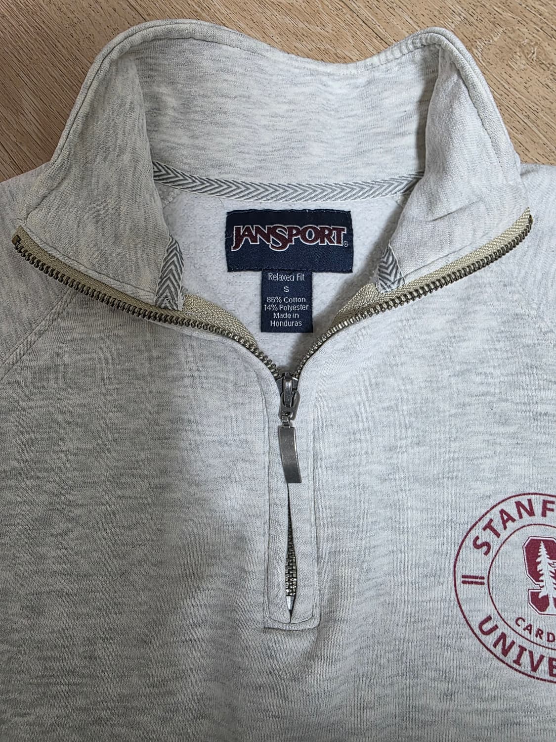 잔스포츠 스탠퍼드 대학교 하프집업  맨투맨 S 상품이미지2