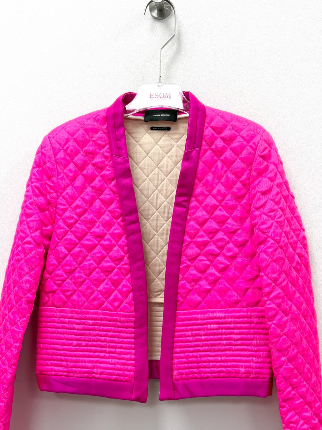 이자벨마랑 퀼팅 실크 크롭 자켓 상품이미지2