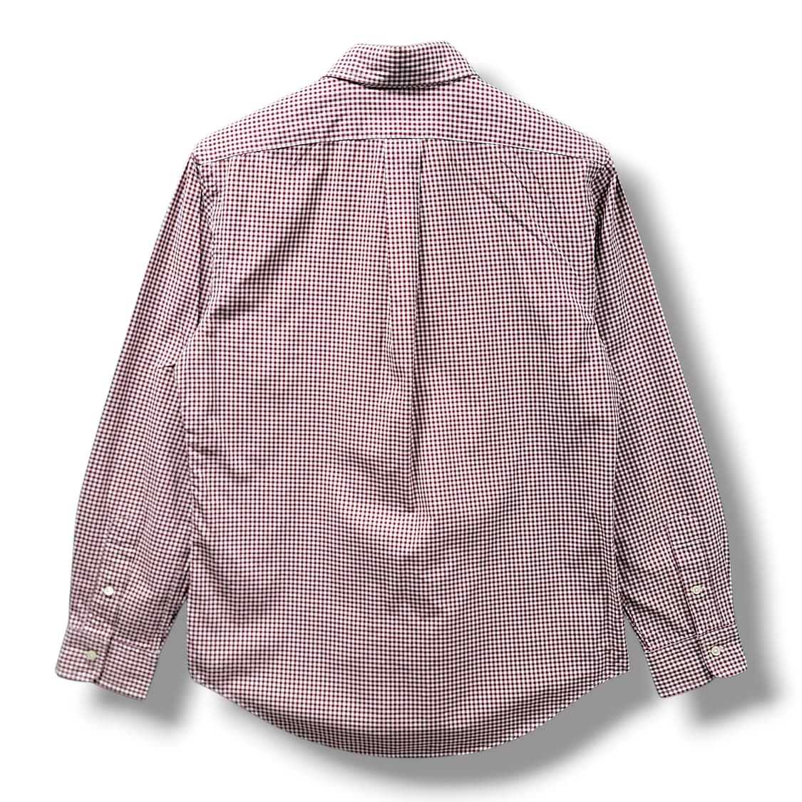 [M] 폴로 브라운&화이트 깅엄 커스텀핏 긴팔셔츠 상품이미지2