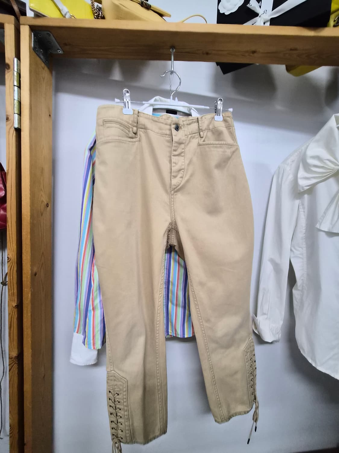 폴로랄프로렌 레인보우 스트라이프셔츠. 폴로랄프로렌 배럴팬츠 상품이미지7