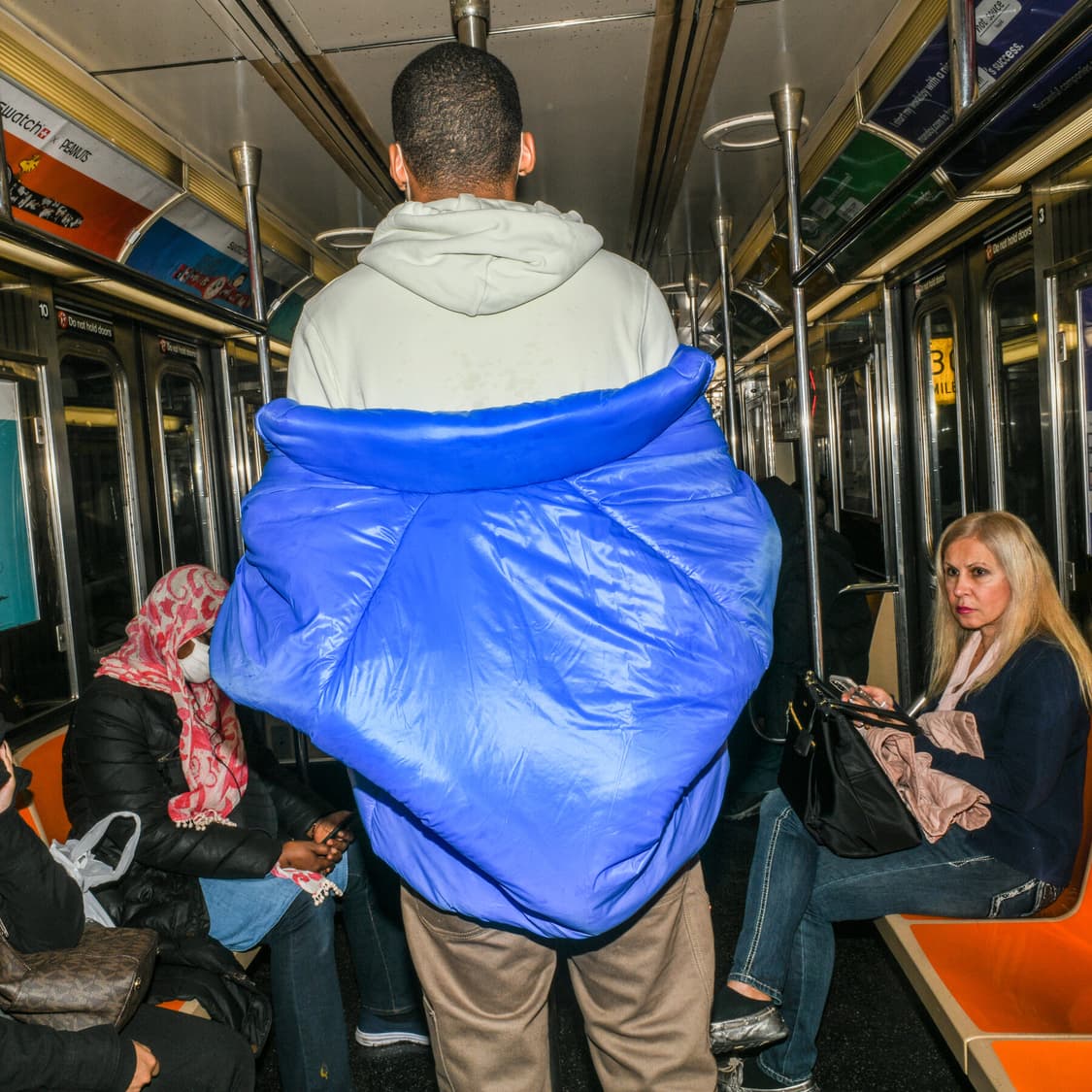 이지 갭 라운드 자켓 블루 M 상품이미지9