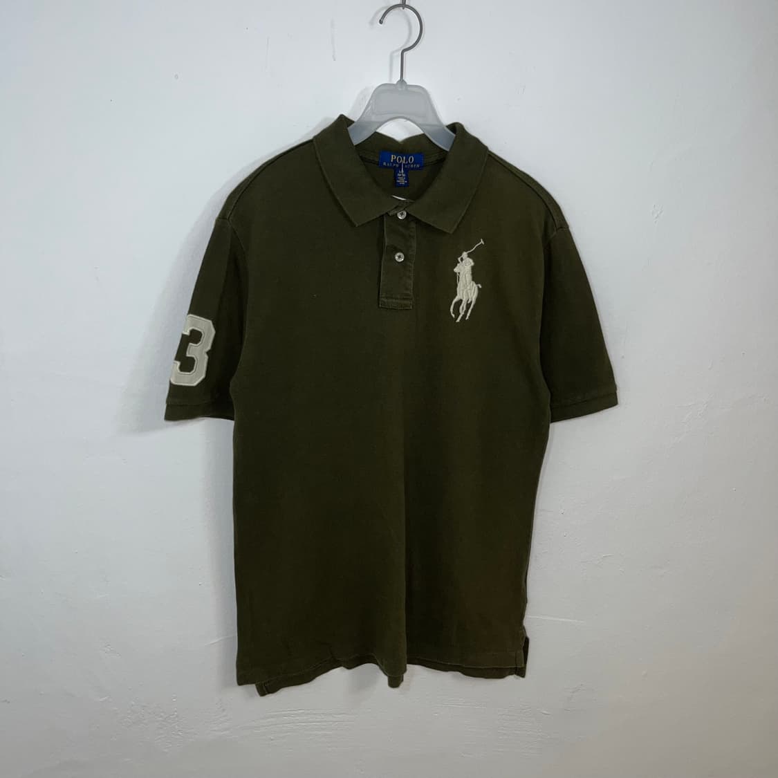 Polo khaki big pony collar T-shirts 상품이미지4