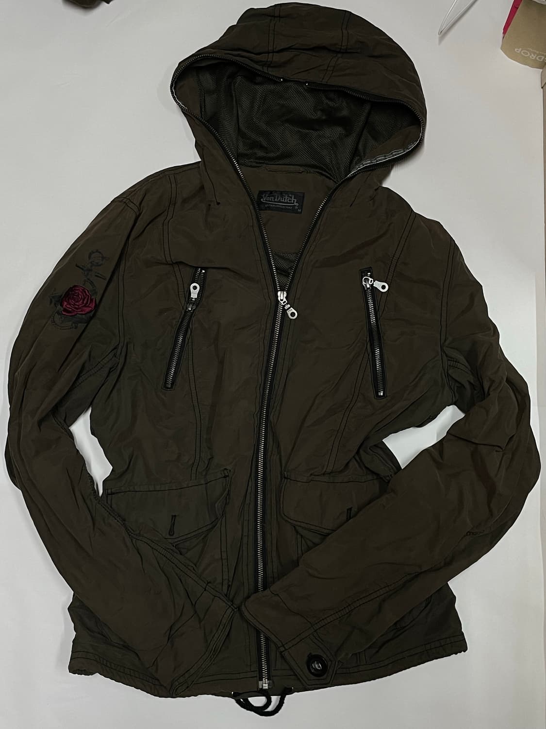 큐빈티지 본더치 셔링 집업 야상 상품이미지2