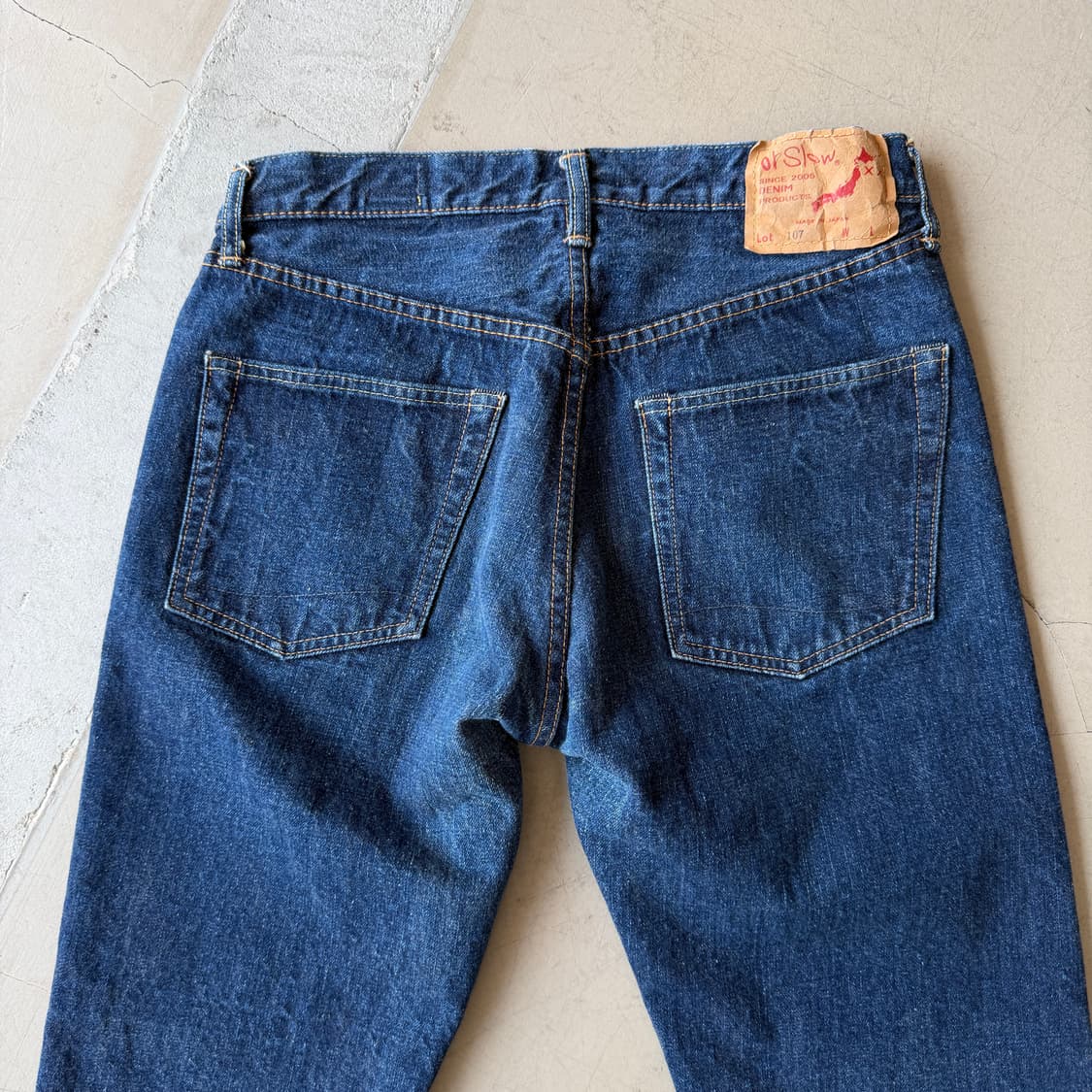 오어슬로우 107 셀비지 데님 팬츠 상품이미지5