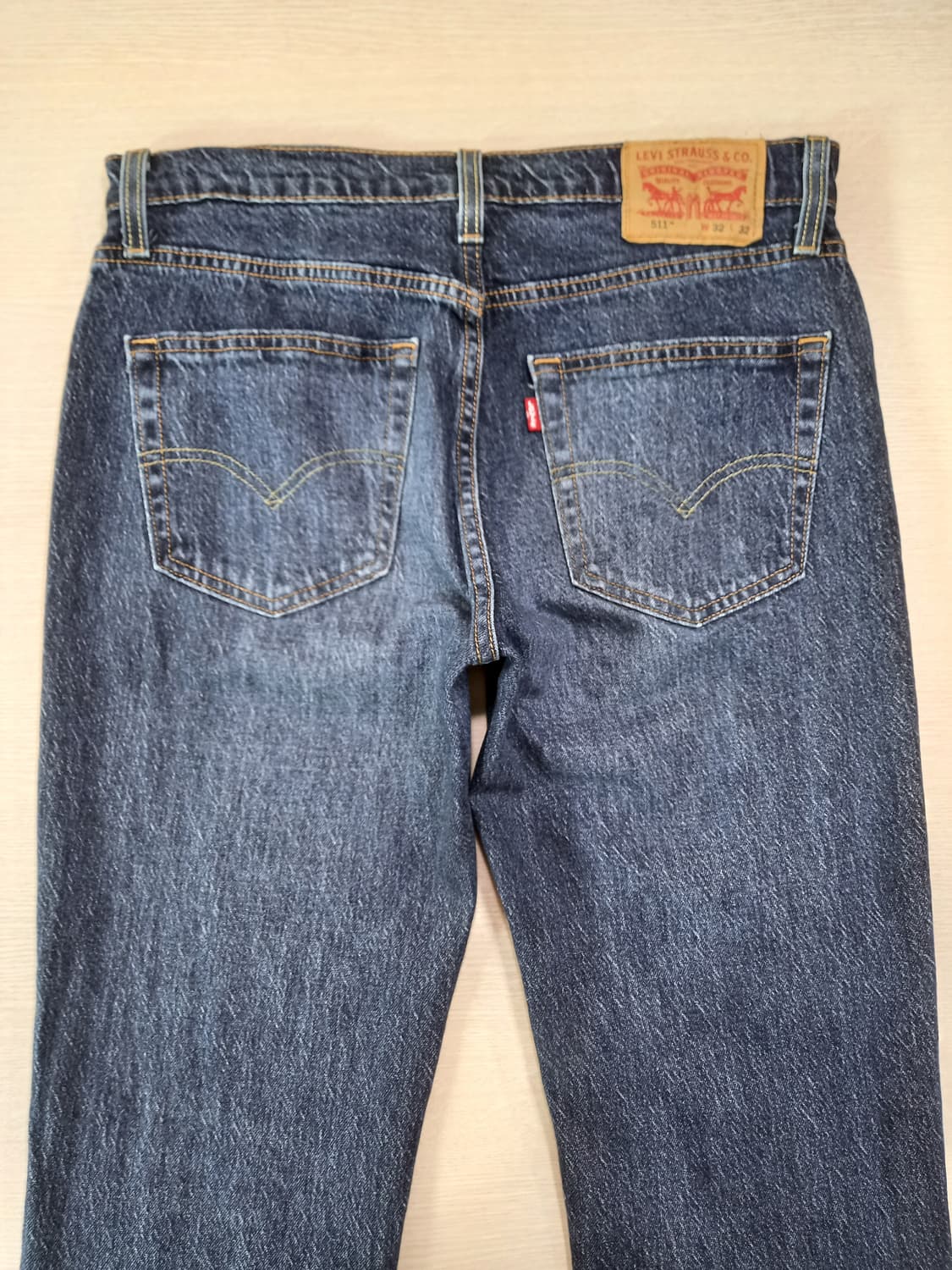 32 리바이스511 리오셀 워싱 스판 슬림일자 진청 32-262 상품이미지4