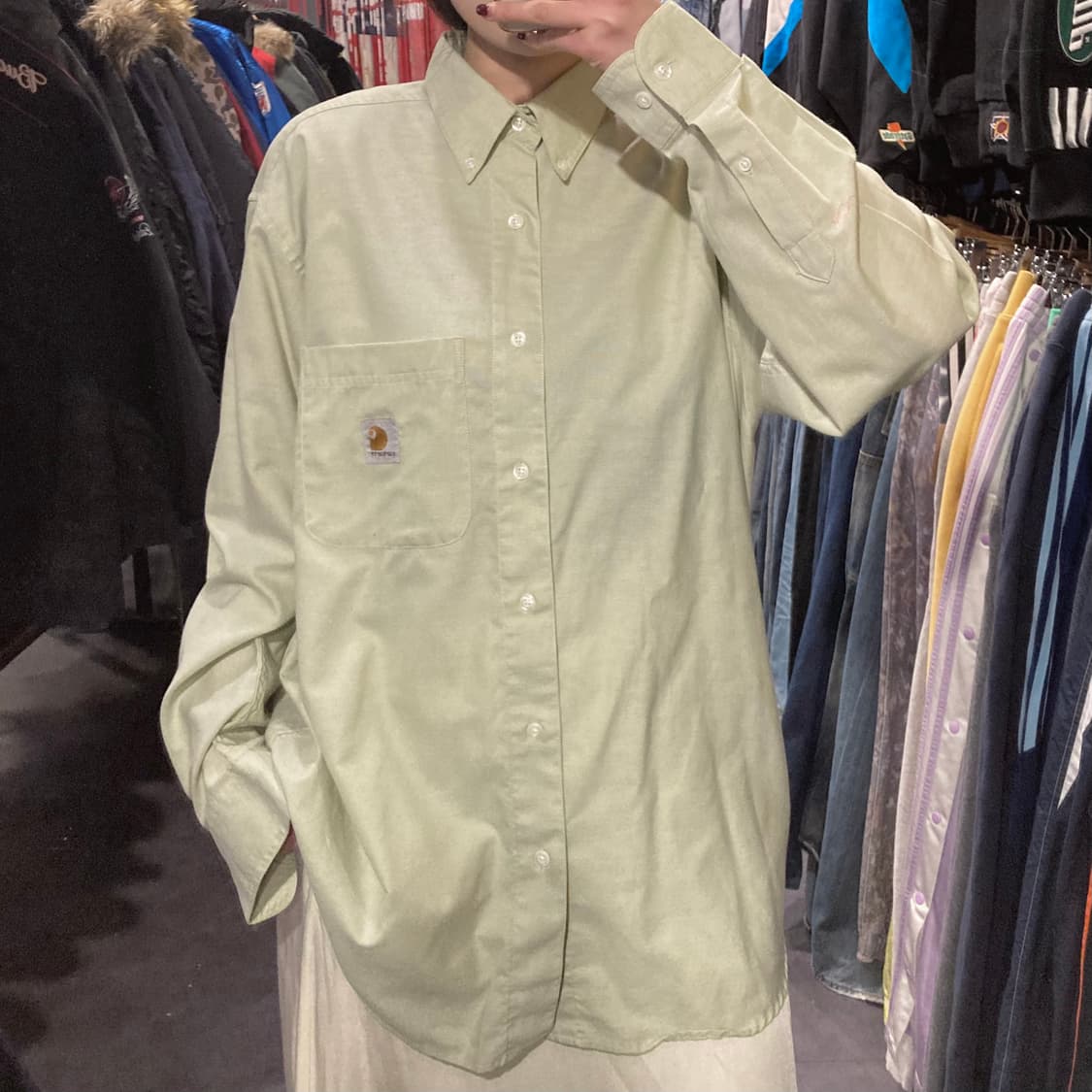 [IM] 칼하트 긴팔셔츠 올리브그린 상품이미지2