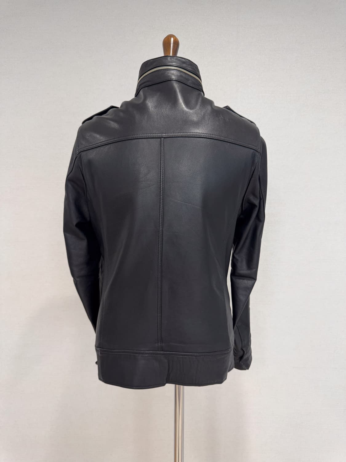 ALL0POP 양가죽 M-65 타입 레더 자켓 상품이미지4