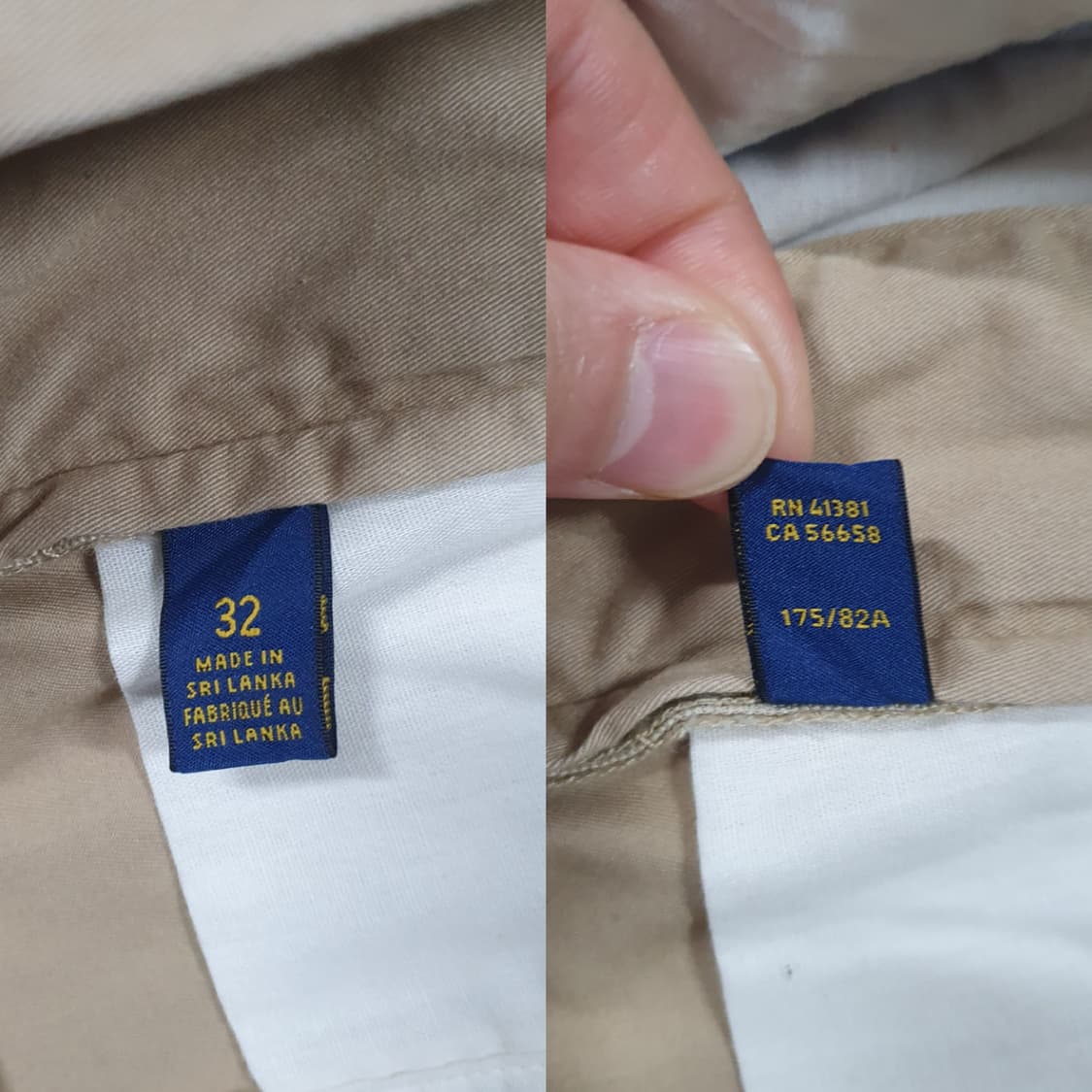 32인치) 폴로 랄프로렌 불독 엠브로이드 하프 치노 팬츠 반바지 베이지 상품이미지5