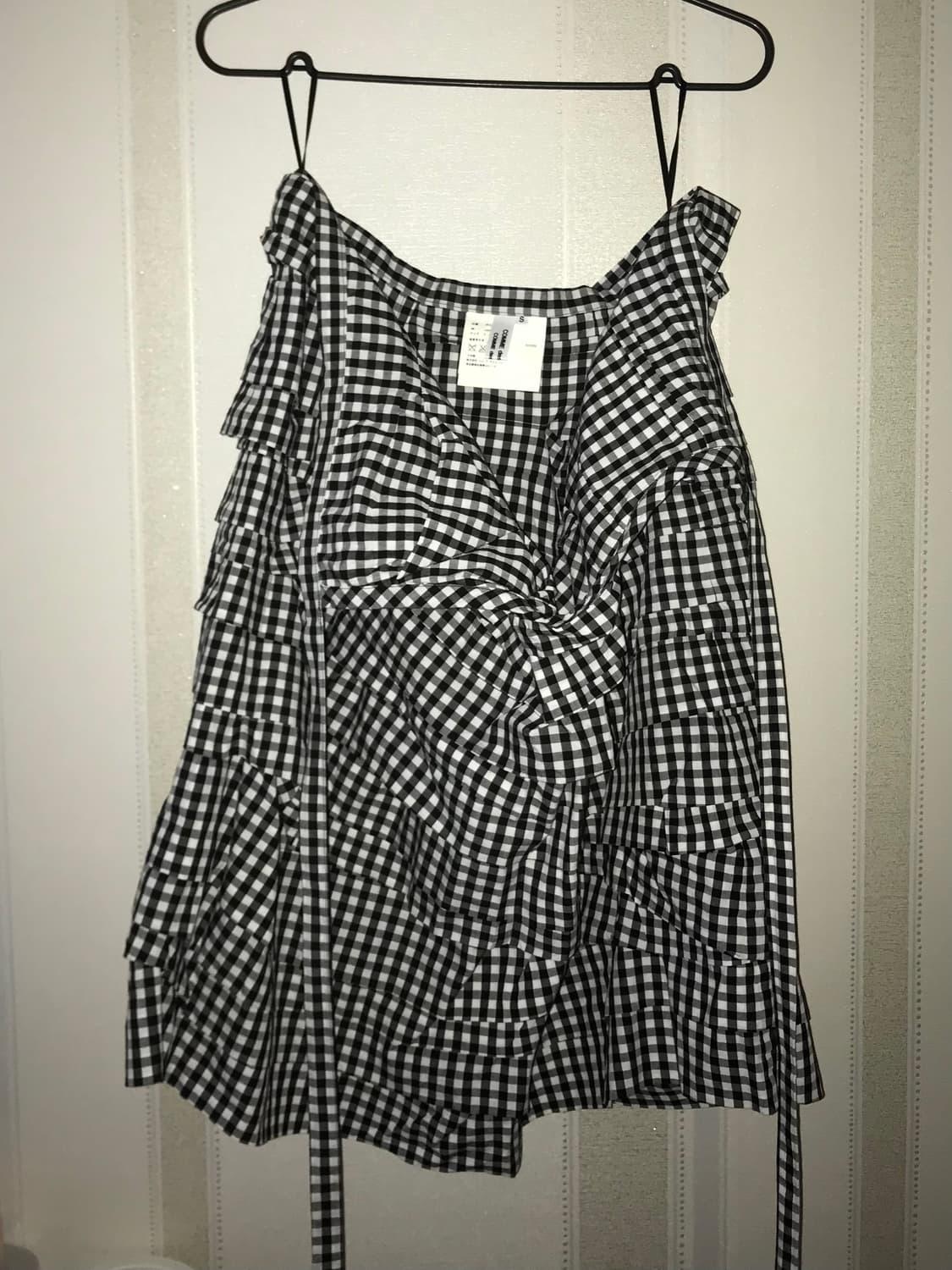 Comme des garcons check wrap skirt 상품이미지1