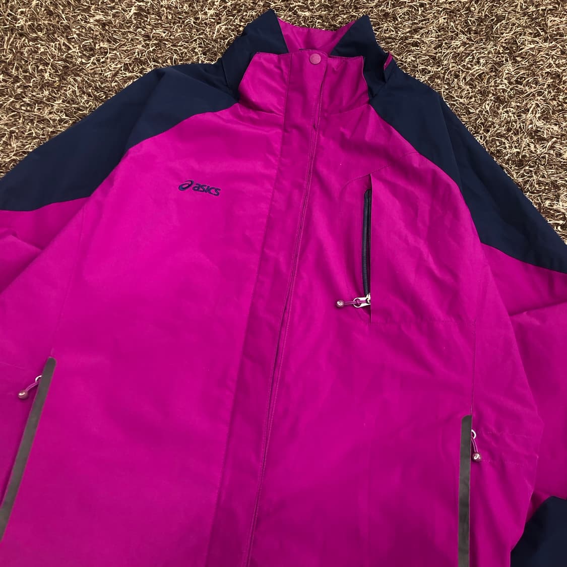아식스 00s 올드스쿨 퍼플 바람막이 자켓 상품이미지2