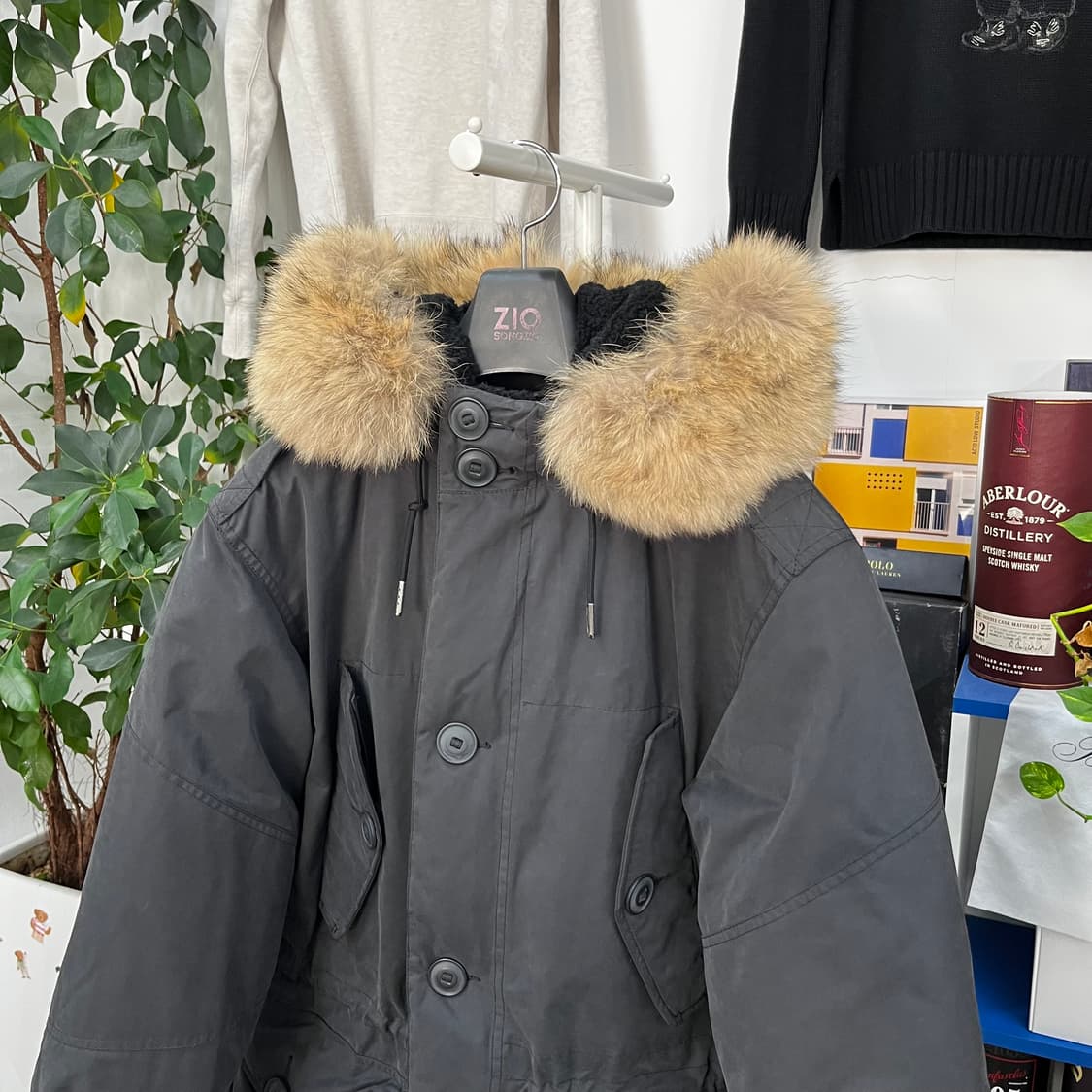 폴로랄프로렌 코요테퍼 밀리터리 다운파카 L 상품이미지2