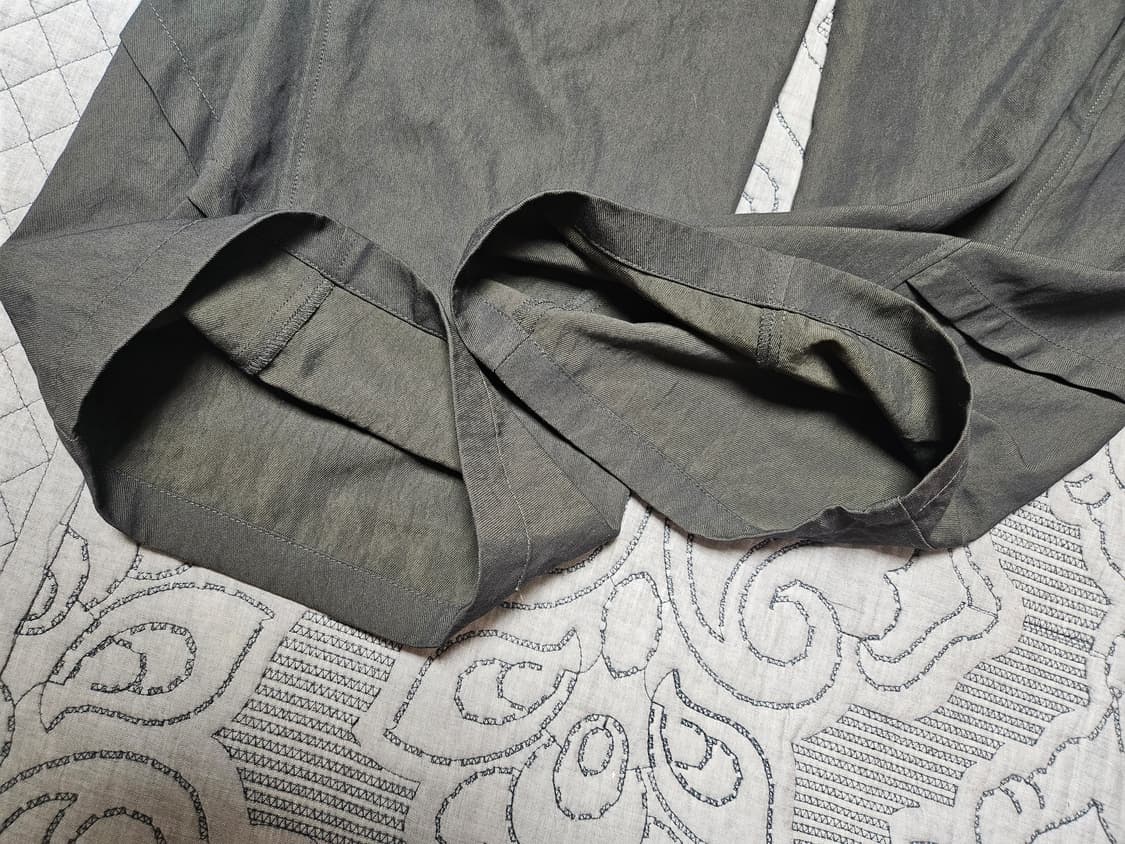 [2] 비긴202 나이코마 투턱 팬츠 차콜 브라운 상품이미지5