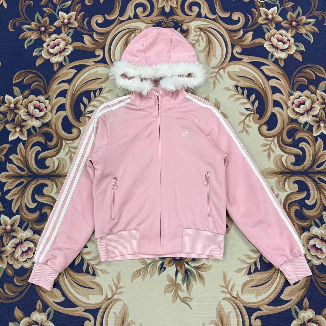 (우먼즈S)아디다스 Adidas 딸기우유 트랙탑 져지(핑크) 상품이미지1