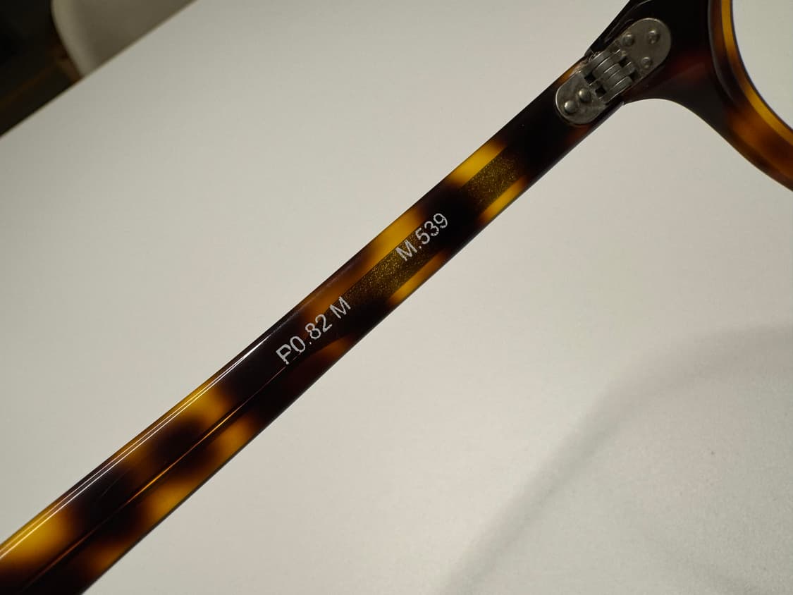 쟝마릴 po.82m m.539 (호피) 안경 판매합니다. 상품이미지5