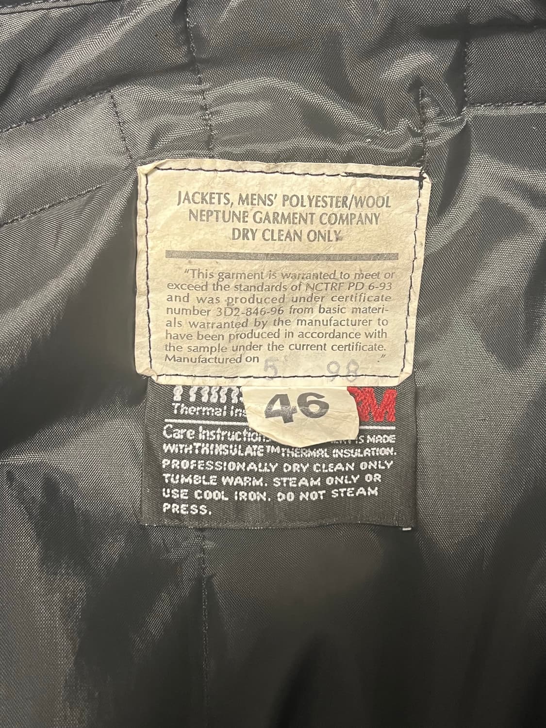 90s U.S. NAVY 투어 자켓 상품이미지3