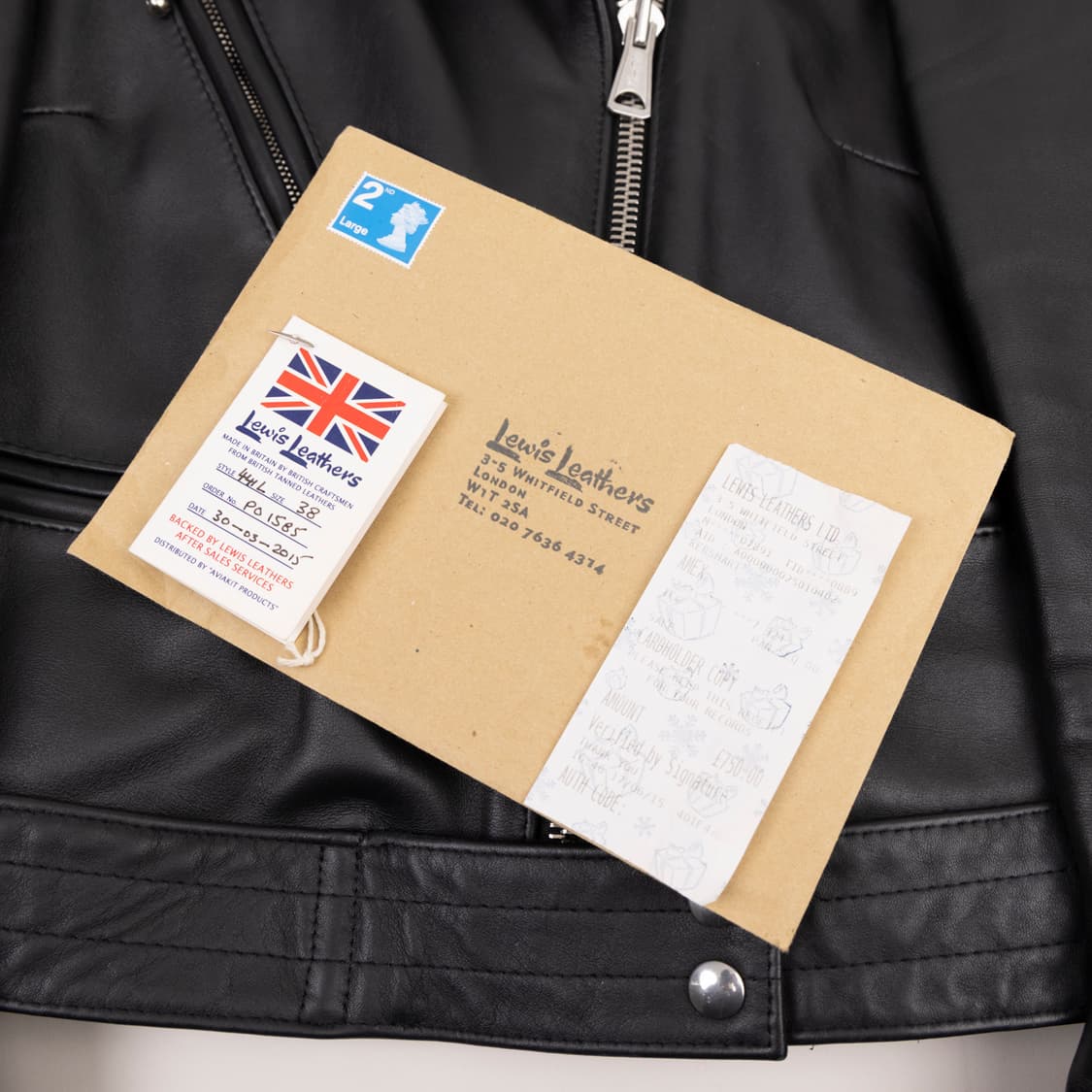 루이스레더 441L 소가죽 가죽자켓 라이더자켓 38 상품이미지2