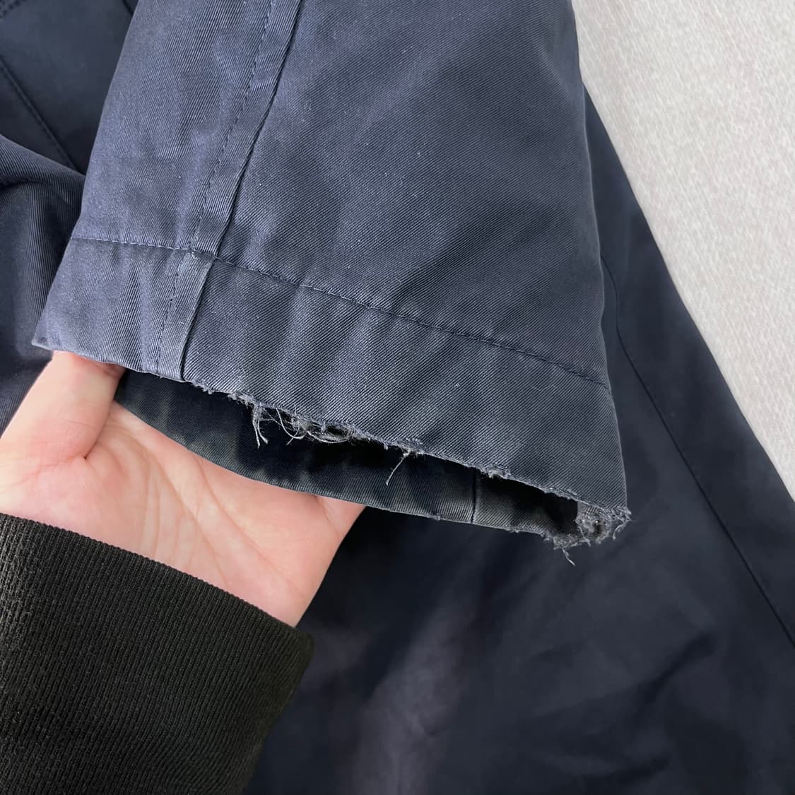 100 버버리 레더 싱글 트렌치 코트 자켓 상품이미지7