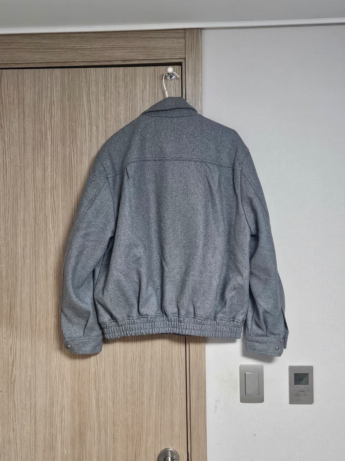 커넥트킨룩  울 블랜디드 미니멀 블루종 자켓 L 상품이미지2