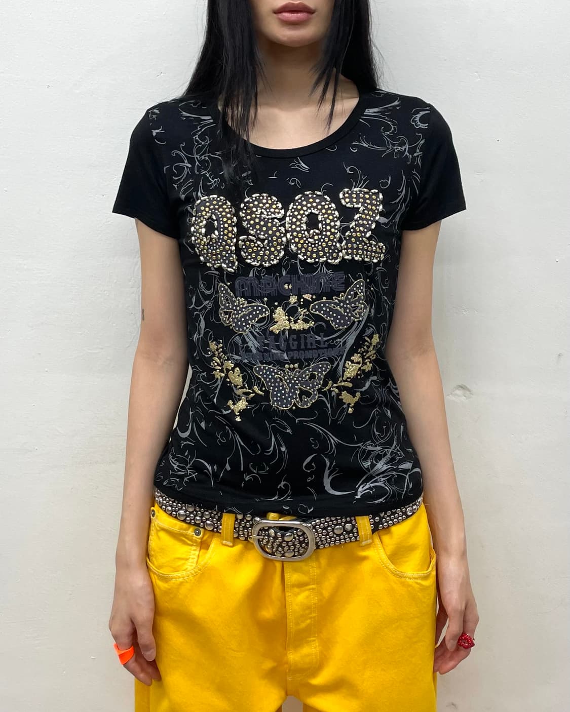 OSQZ Butterfly Cubic Mash T-shirt  상품이미지2