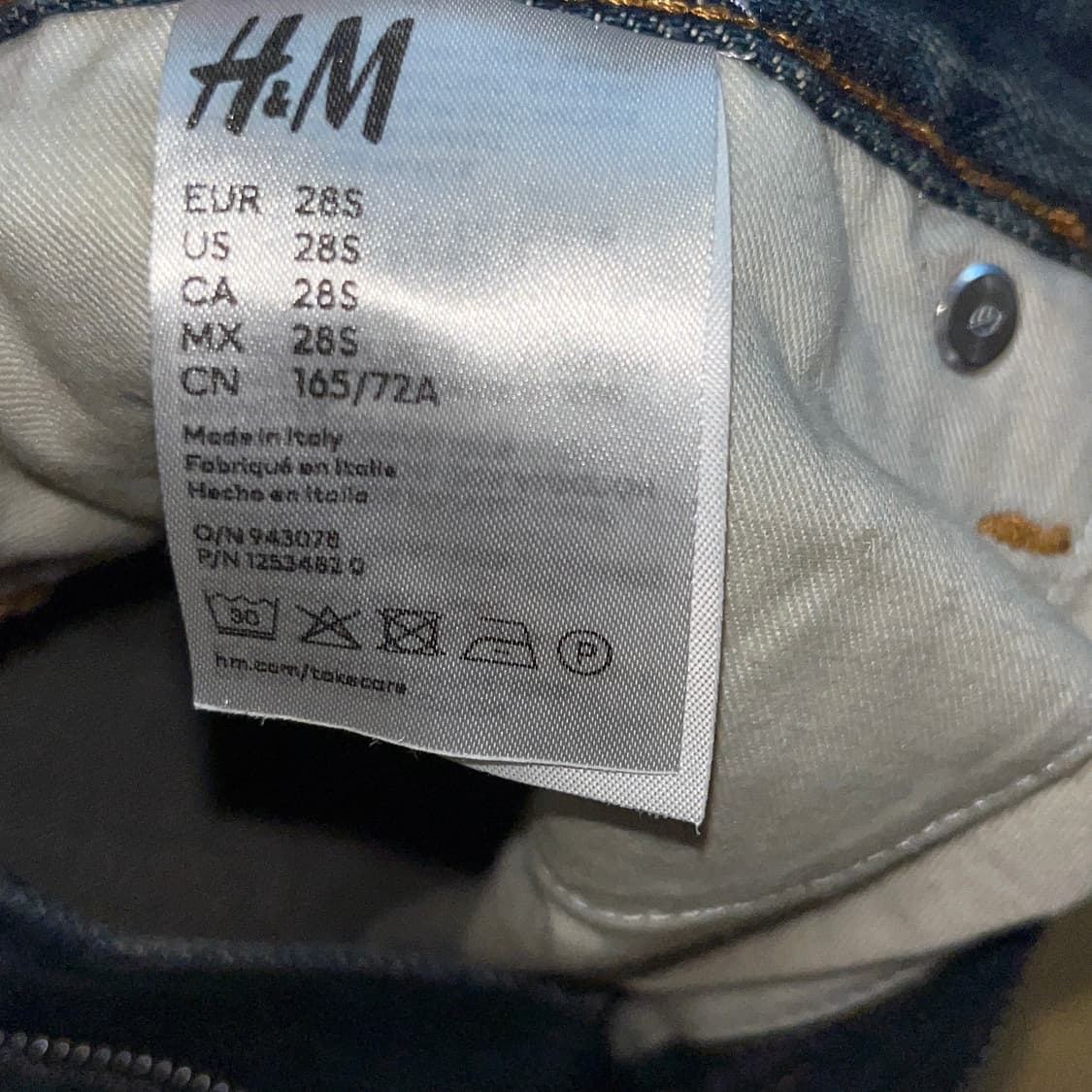 H&M atelier straight regular jeans 28 상품이미지6