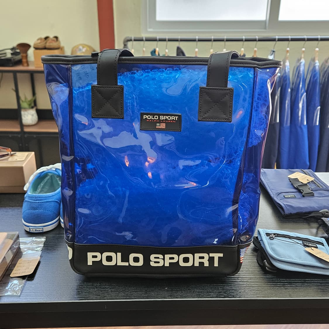 폴로 스포츠 PVC 토트뱁 상품이미지1