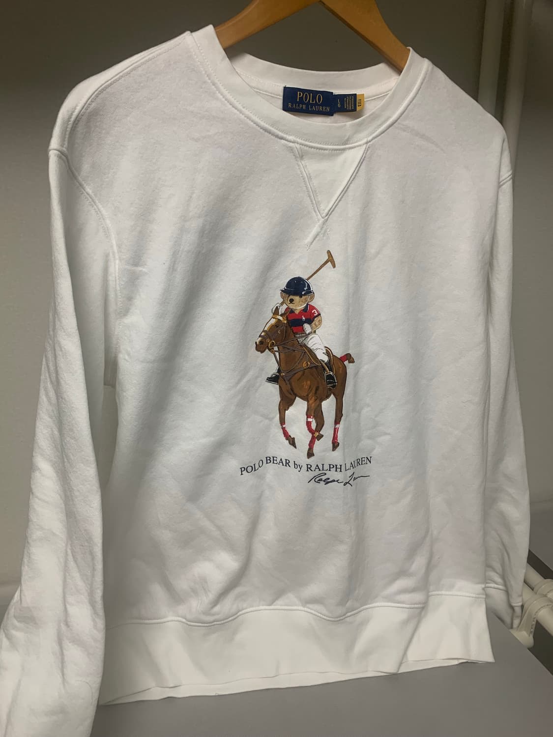 폴로 맨투맨 LG 사이즈 상품이미지1