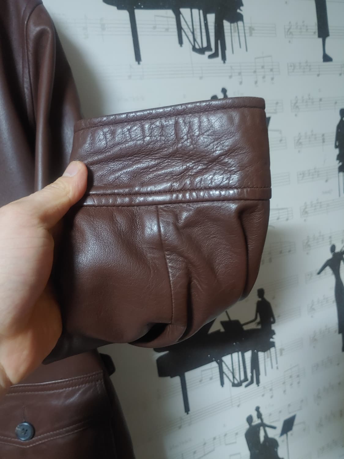 Polo Ralph Lauren] 폴로 가죽자켓 브라운 L(105) 상품이미지6