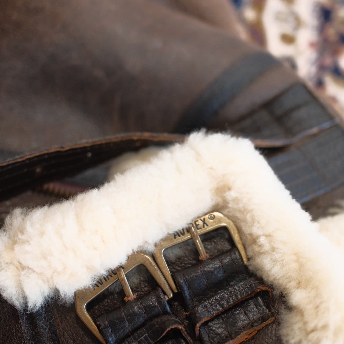 아비렉스 b3 무스탕 무통 자켓 36 상품이미지3