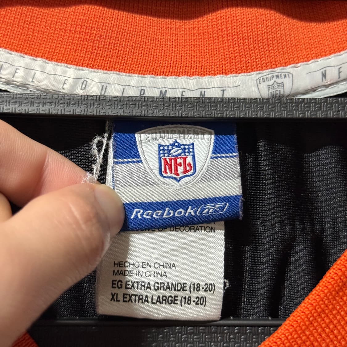 리복 x NFL 신시내티 뱅갈스 카슨 파머 마킹 풋볼 져지 상품이미지7