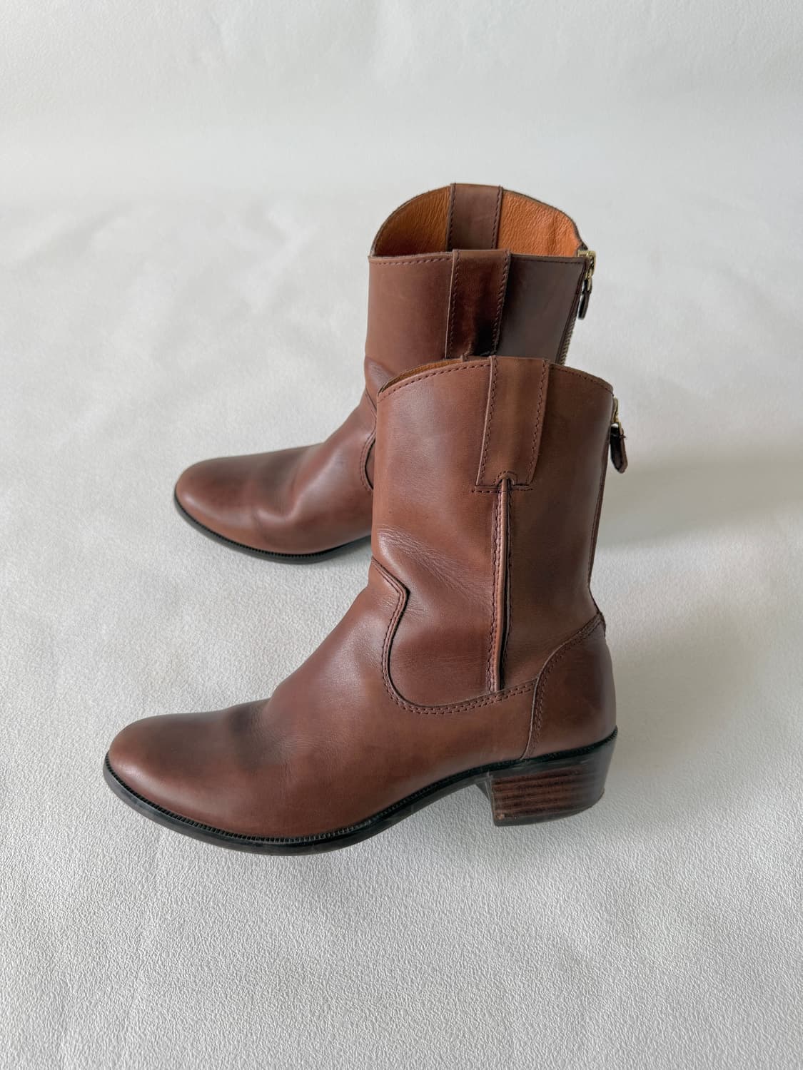 [240]쿠에른(CUEREN) 레더 웨스턴 부츠 상품이미지1