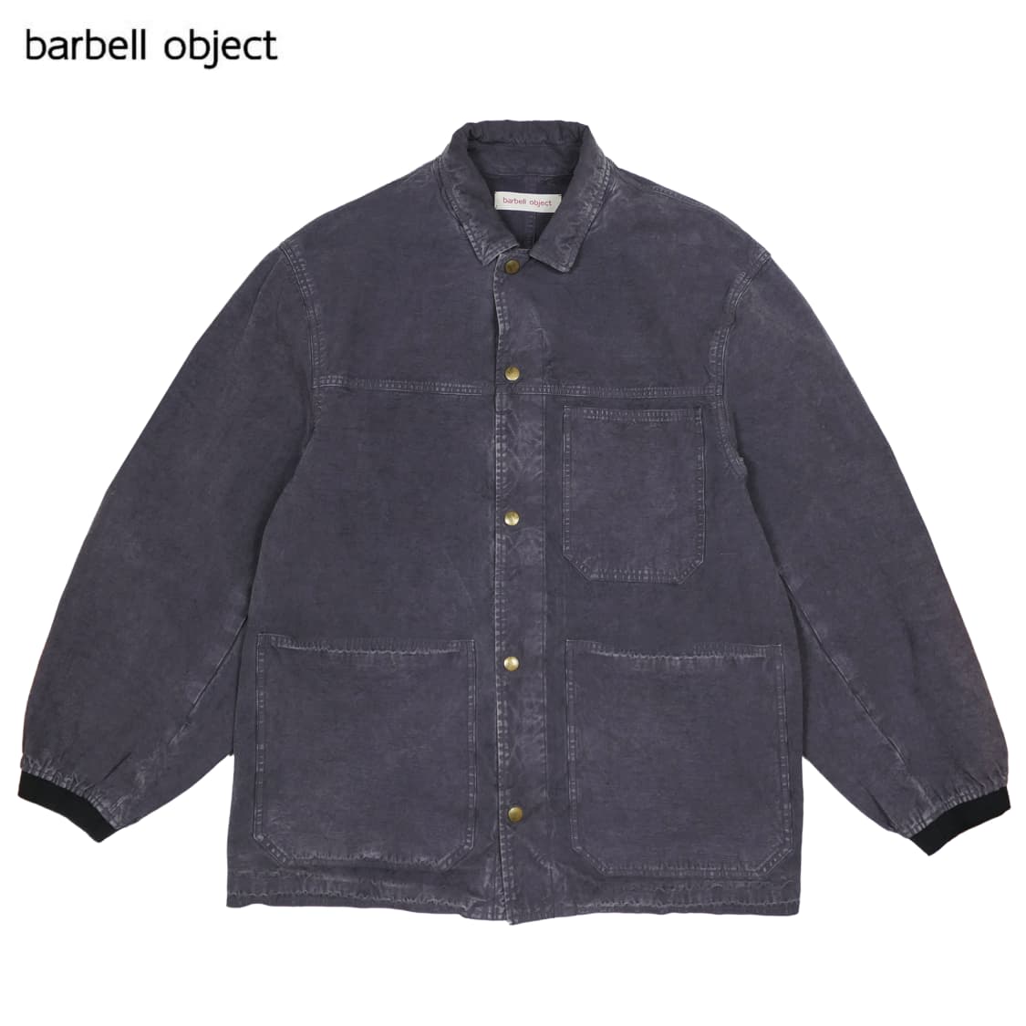 바벨 오브젝트 워시드 코튼 커버올 자켓 상품이미지1