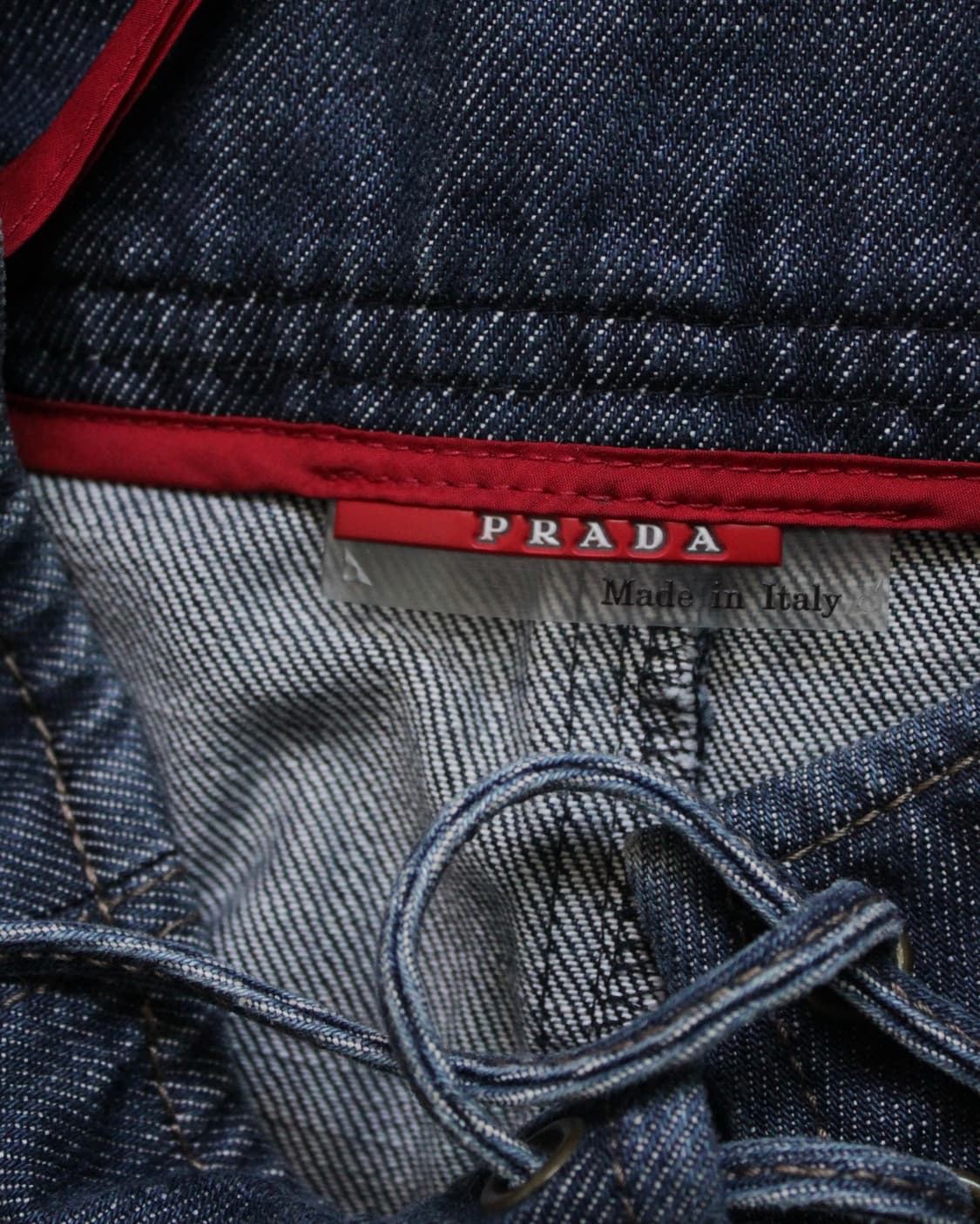Prada red tab eyelet Jeans 상품이미지7