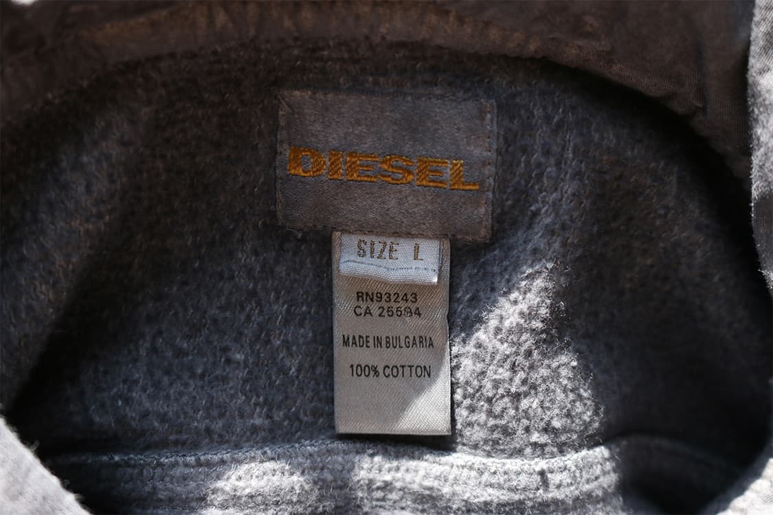 디젤 그레이 컬러 후디  상품이미지10