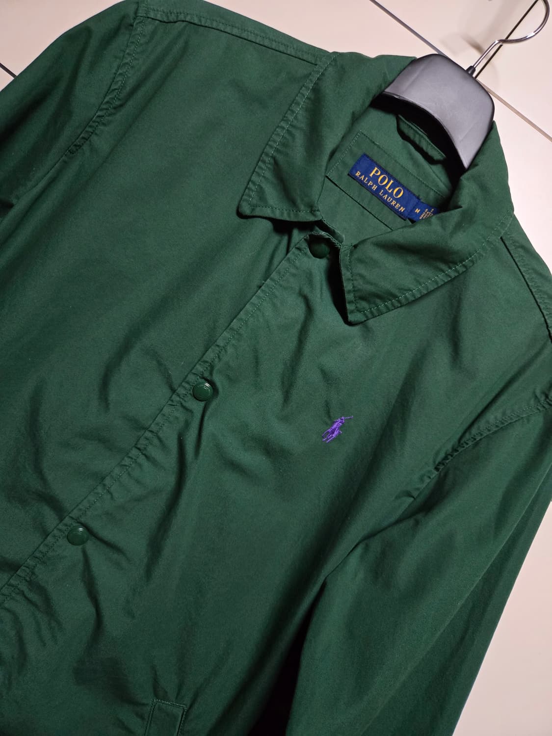 폴로 랄프로렌 남성 신형 포플린 코치자켓(큐알택 정품인증) 상품이미지2