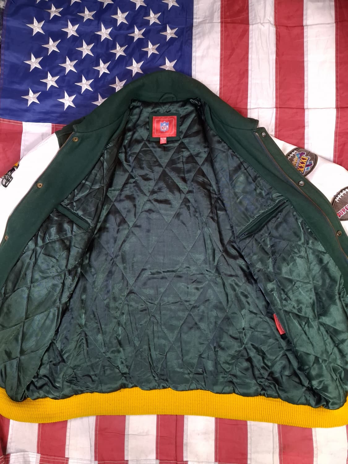 오리지날 NFL 그린베이패커스 슈퍼볼 바시티자켓 상품이미지9