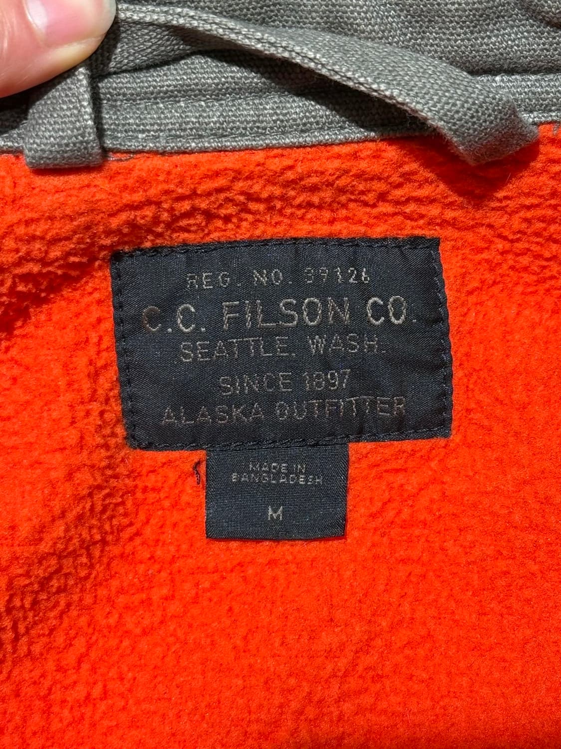 필슨 라이트 올리브 플리스 코튼 셔츠 자켓 상품이미지7